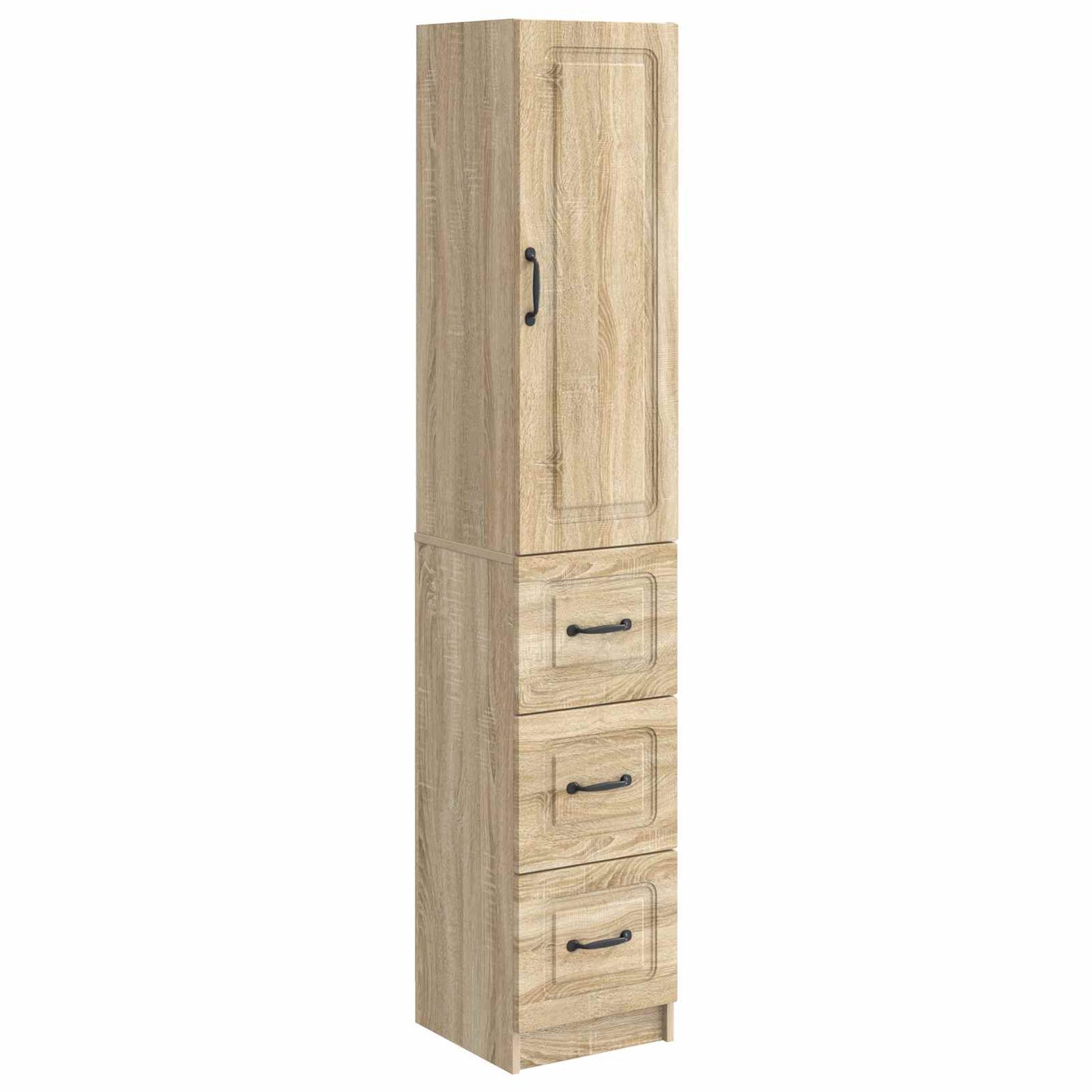 vidaXL Cabinet Set 2 pcs Sonoma Oak 33 x 34.5 x 87 cm Engineered Wood