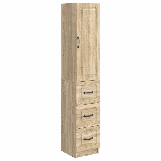 vidaXL Cabinet Set 2 pcs Sonoma Oak 33 x 34.5 x 87 cm Engineered Wood