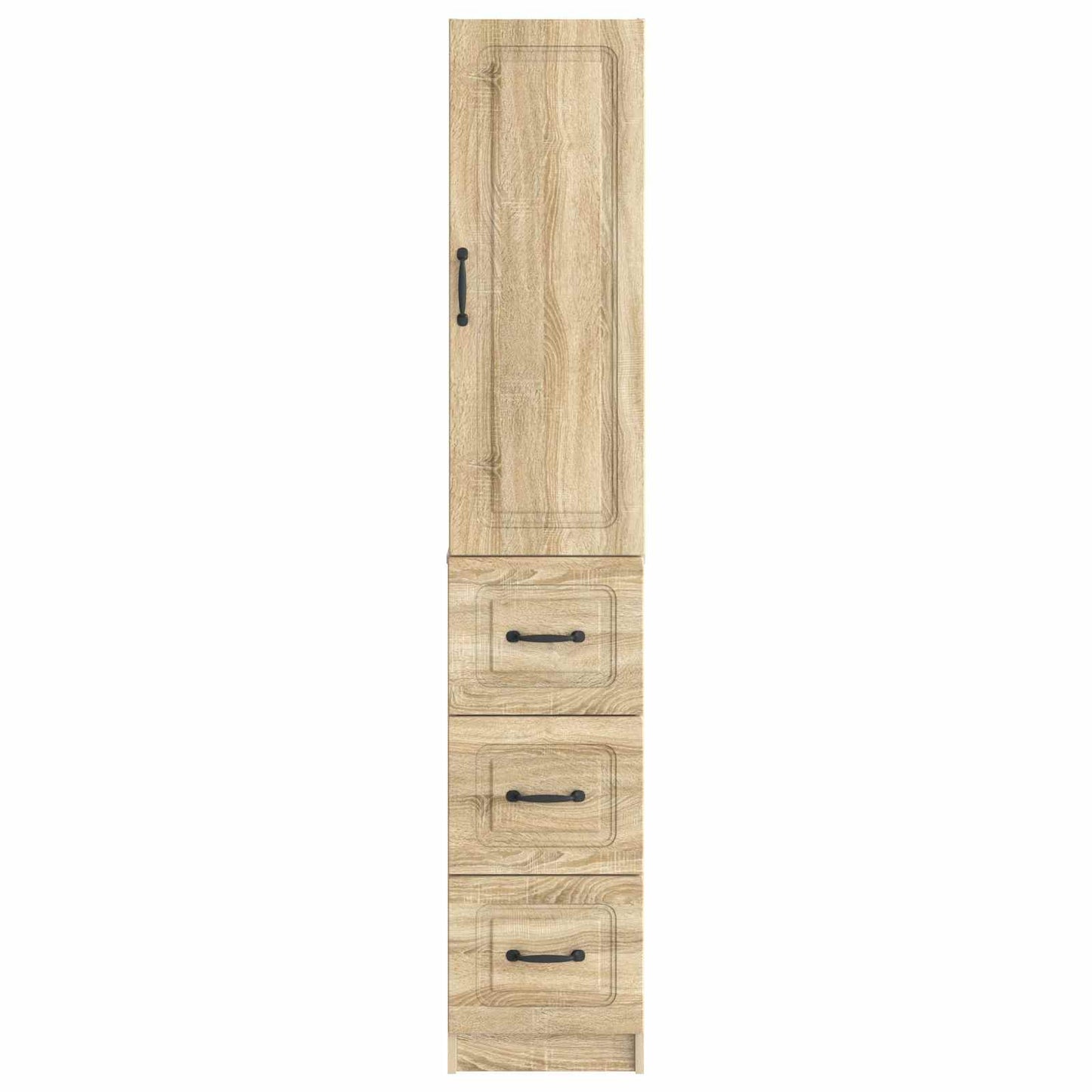 vidaXL Cabinet Set 2 pcs 33 x 34.5 x 87 cm Engineered Wood Sonoma Oak