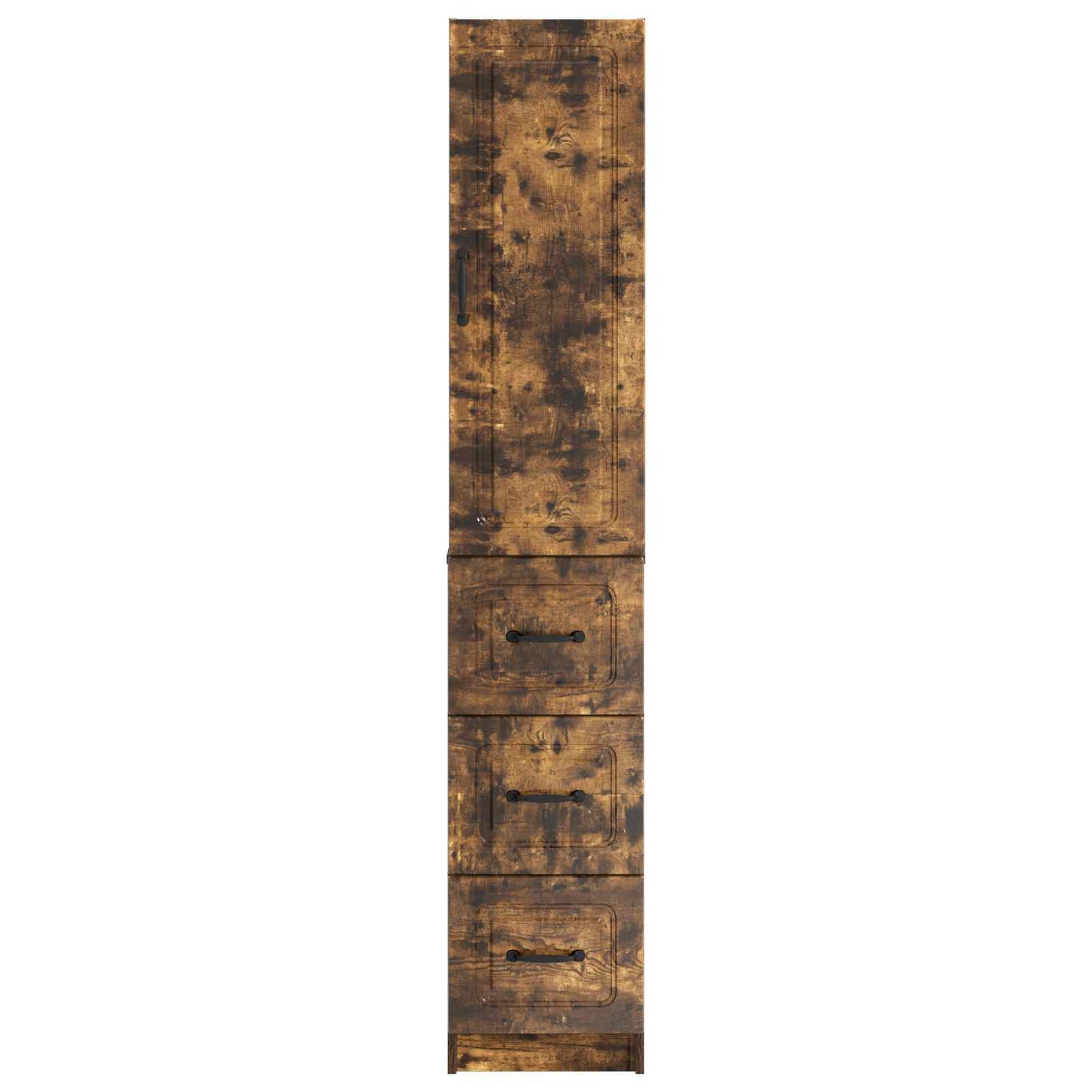 vidaXL Cabinet Set 2 pcs 33 x 34.5 x 87 cm Engineered Wood Smoked Oak