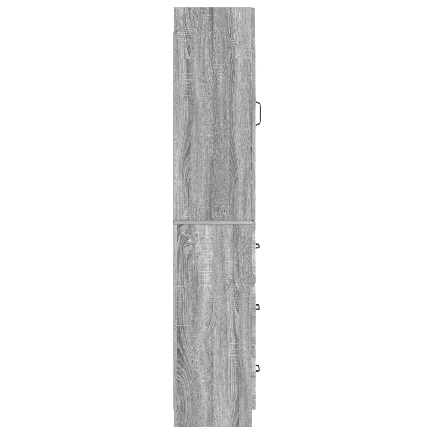 vidaXL Cabinet Set 2 pcs Grey Sonoma 33 x 34.5 x 87 cm Engineered Wood