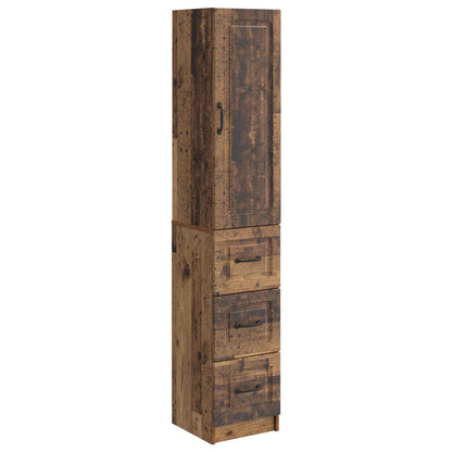 vidaXL Cabinet Set 2 pcs 33 x 34.5 x 87 cm Engineered Wood Old Wood