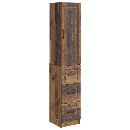 vidaXL Cabinet Set 2 pcs 33 x 34.5 x 87 cm Engineered Wood Old Wood