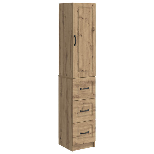 vidaXL Cabinet Set 2 pcs 33 x 34.5 x 87 cm Engineered Wood Artisan Oak
