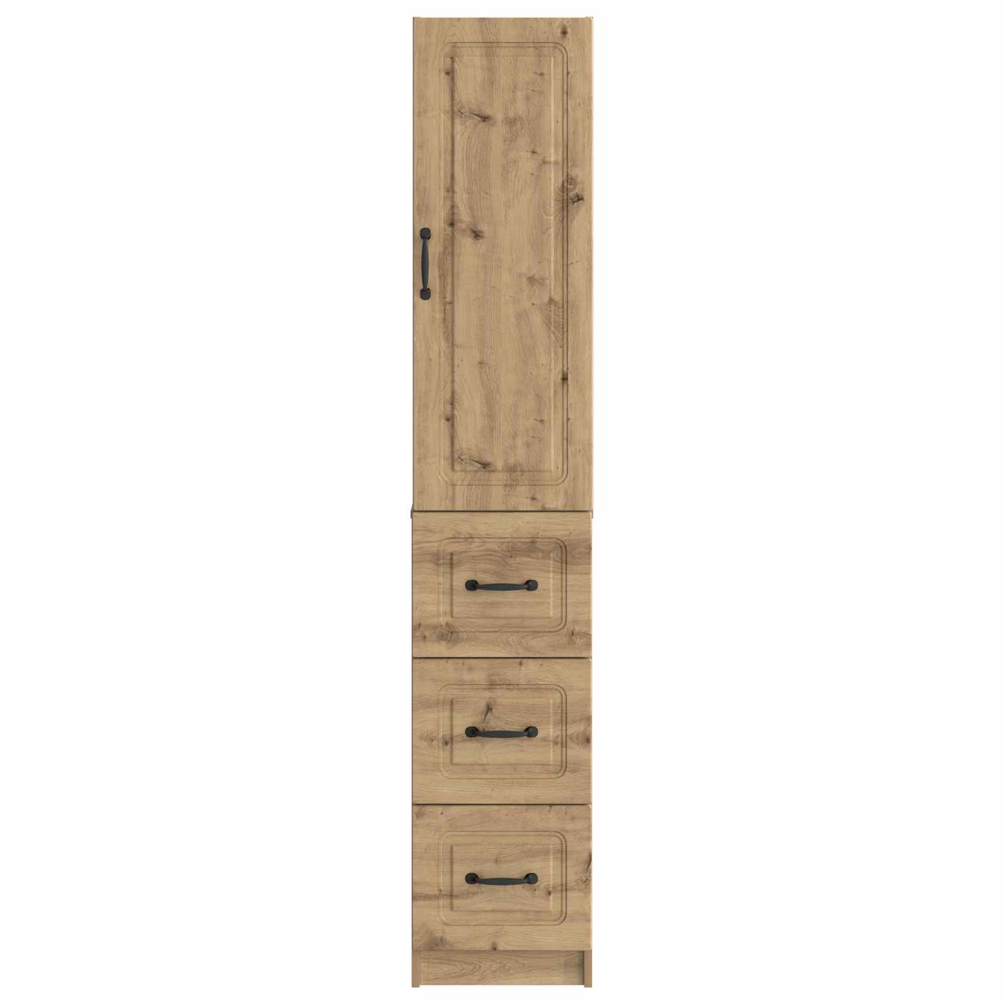 vidaXL Cabinet Set 2 pcs 33 x 34.5 x 87 cm Engineered Wood Artisan Oak