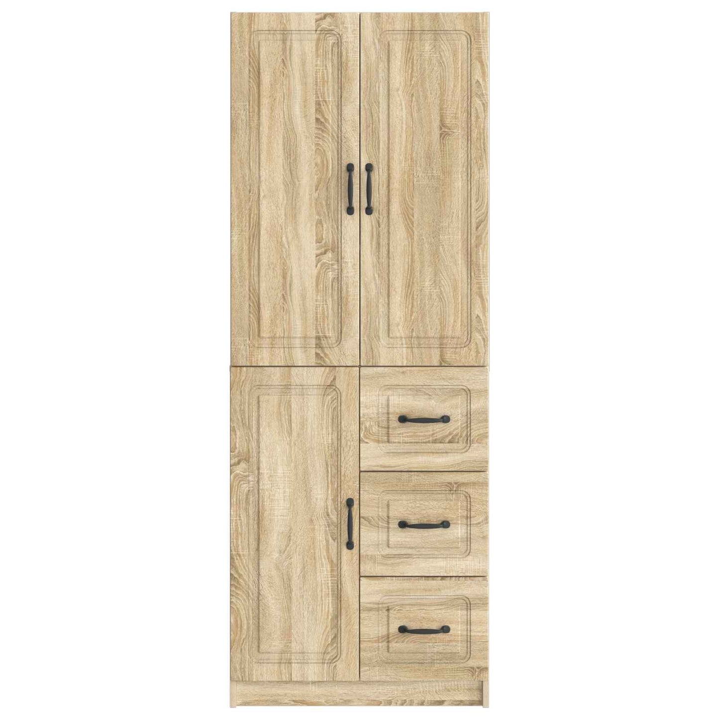 vidaXL Cabinet Set 2 pcs Sonoma Oak Engineered Wood