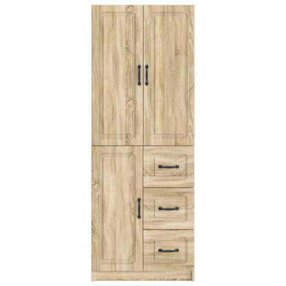 vidaXL Cabinet Set 2 pcs Sonoma Oak Engineered Wood