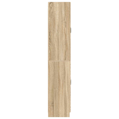 vidaXL Cabinet Set 2 pcs Sonoma Oak Engineered Wood