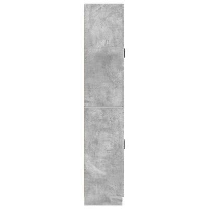 vidaXL Cabinet Set 2 pcs Concrete Grey Engineered Wood
