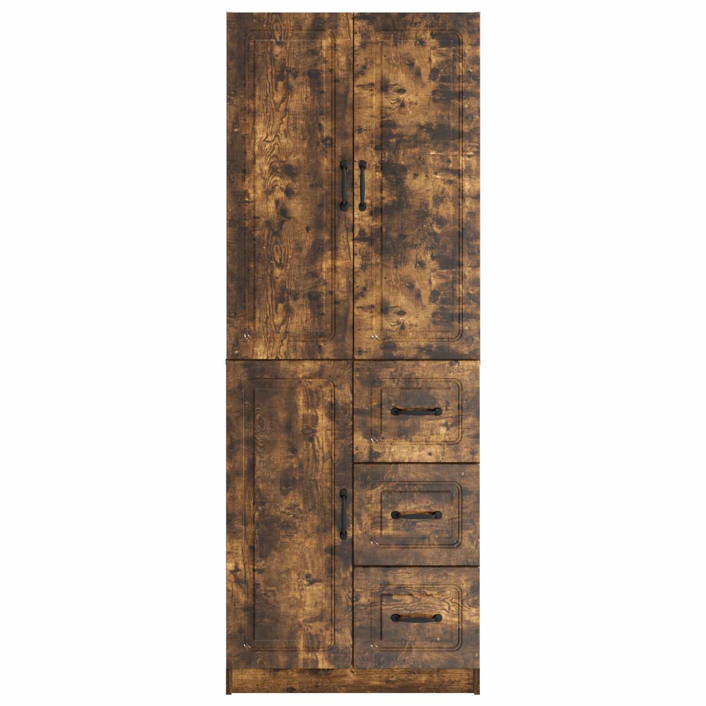 vidaXL Cabinet Set 2 pcs Smoked Oak Engineered Wood