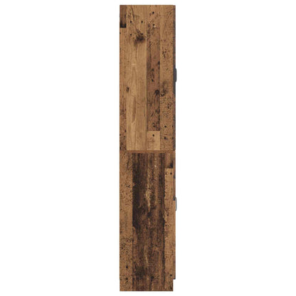 vidaXL Cabinet Set 2 pcs Old Wood Engineered Wood