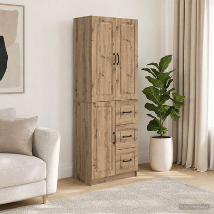 vidaXL Cabinet Set 2 pcs Artisan Oak Engineered Wood