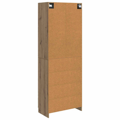 vidaXL Cabinet Set 2 pcs Artisan Oak Engineered Wood