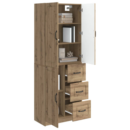 vidaXL Cabinet Set 2 pcs Artisan Oak Engineered Wood