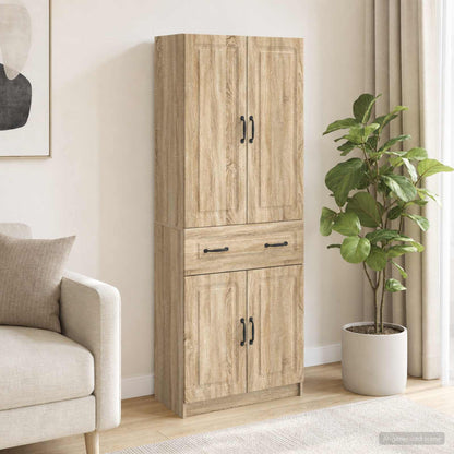 vidaXL Cabinet Set 2 pcs Sonoma Oak Engineered Wood
