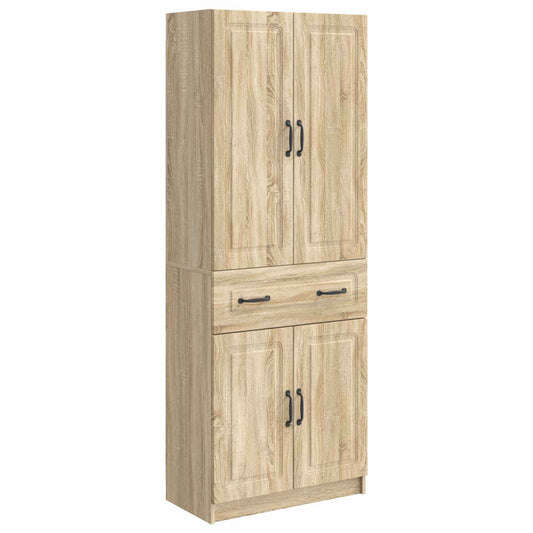 vidaXL Cabinet Set 2 pcs Sonoma Oak Engineered Wood