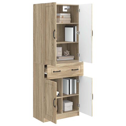 vidaXL Cabinet Set 2 pcs Sonoma Oak Engineered Wood