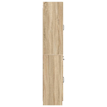vidaXL Cabinet Set 2 pcs Sonoma Oak Engineered Wood