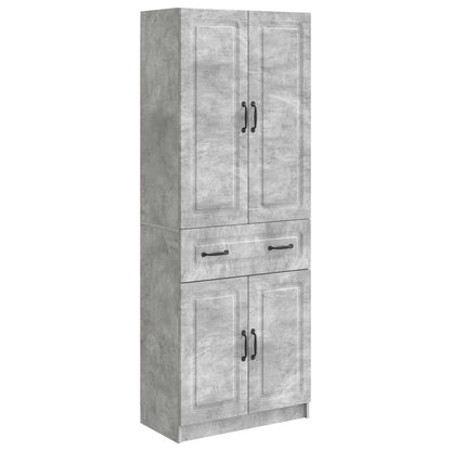 vidaXL Cabinet Set 2 pcs Concrete Grey Engineered Wood