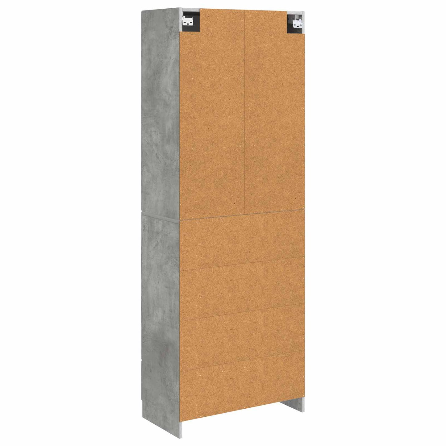 vidaXL Cabinet Set 2 pcs Concrete Grey Engineered Wood