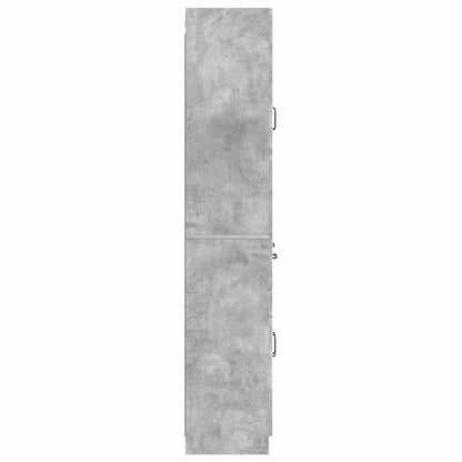 vidaXL Cabinet Set 2 pcs Concrete Grey Engineered Wood