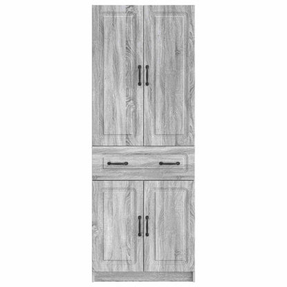 vidaXL Cabinet Set 2 pcs Grey Sonoma Engineered Wood