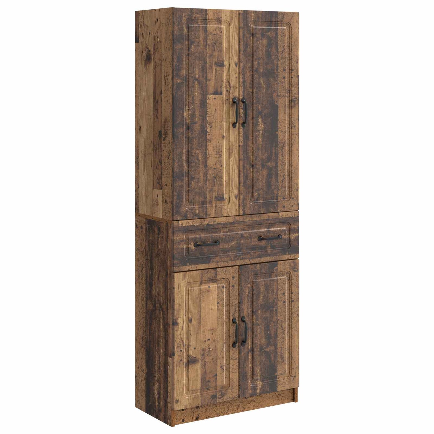 vidaXL Cabinet Set 2 pcs Old Wood Engineered Wood