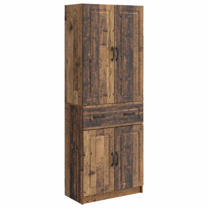 vidaXL Cabinet Set 2 pcs Old Wood Engineered Wood