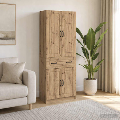 vidaXL Cabinet Set 2 pcs Engineered Wood