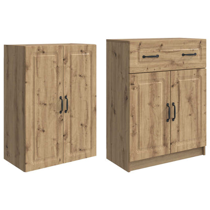 vidaXL Cabinet Set 2 pcs Engineered Wood