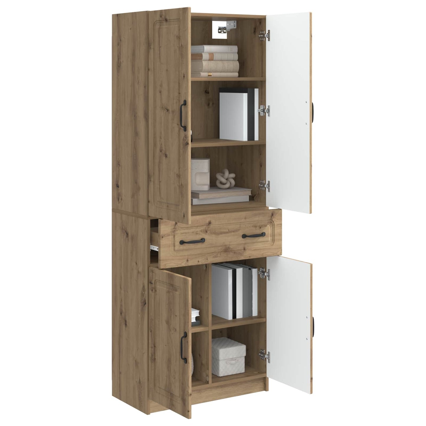 vidaXL Cabinet Set 2 pcs Engineered Wood