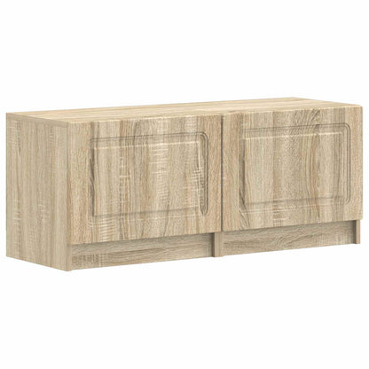 vidaXL 5 Piece LED TV Cabinet Sonoma Oak Engineered Wood