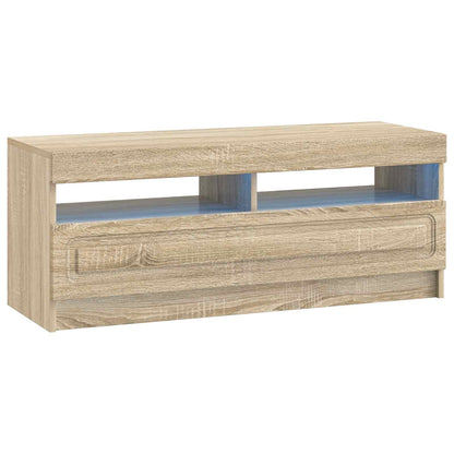 vidaXL 5 Piece LED TV Cabinet Sonoma Oak Engineered Wood