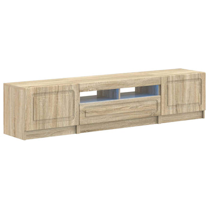 vidaXL 5 Piece LED TV Cabinet Sonoma Oak Engineered Wood