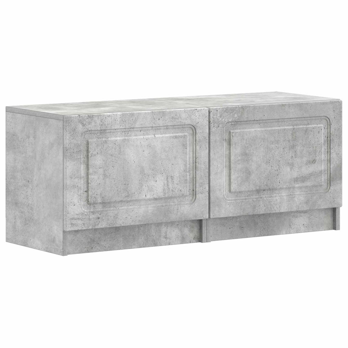 vidaXL 5 Piece LED TV Cabinet Concrete Grey Engineered Wood