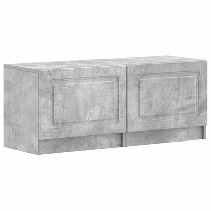 vidaXL 5 Piece LED TV Cabinet Concrete Grey Engineered Wood