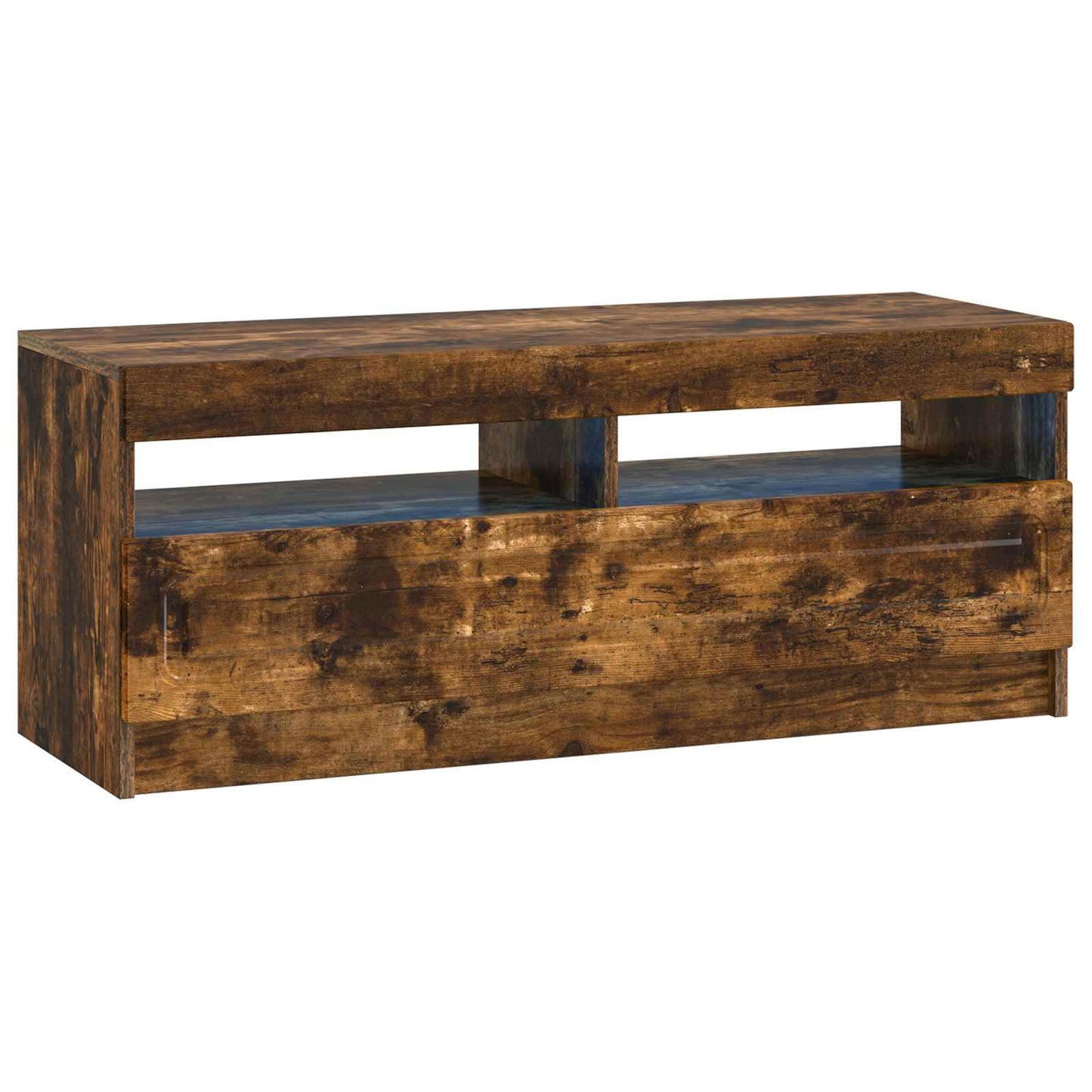 vidaXL 5 Piece LED TV Cabinet Smoked Oak Engineered Wood