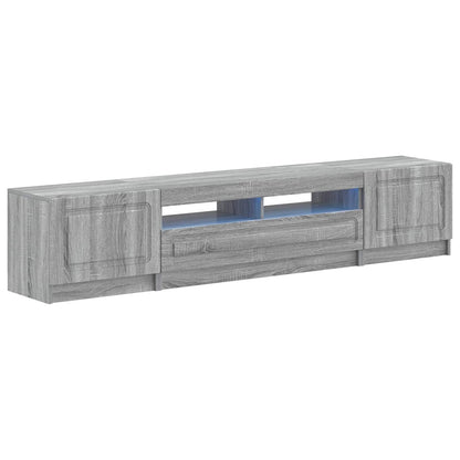 vidaXL 5 Piece LED TV Cabinet Grey Sonoma Engineered Wood