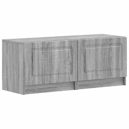 vidaXL 5 Piece LED TV Cabinet Grey Sonoma Engineered Wood