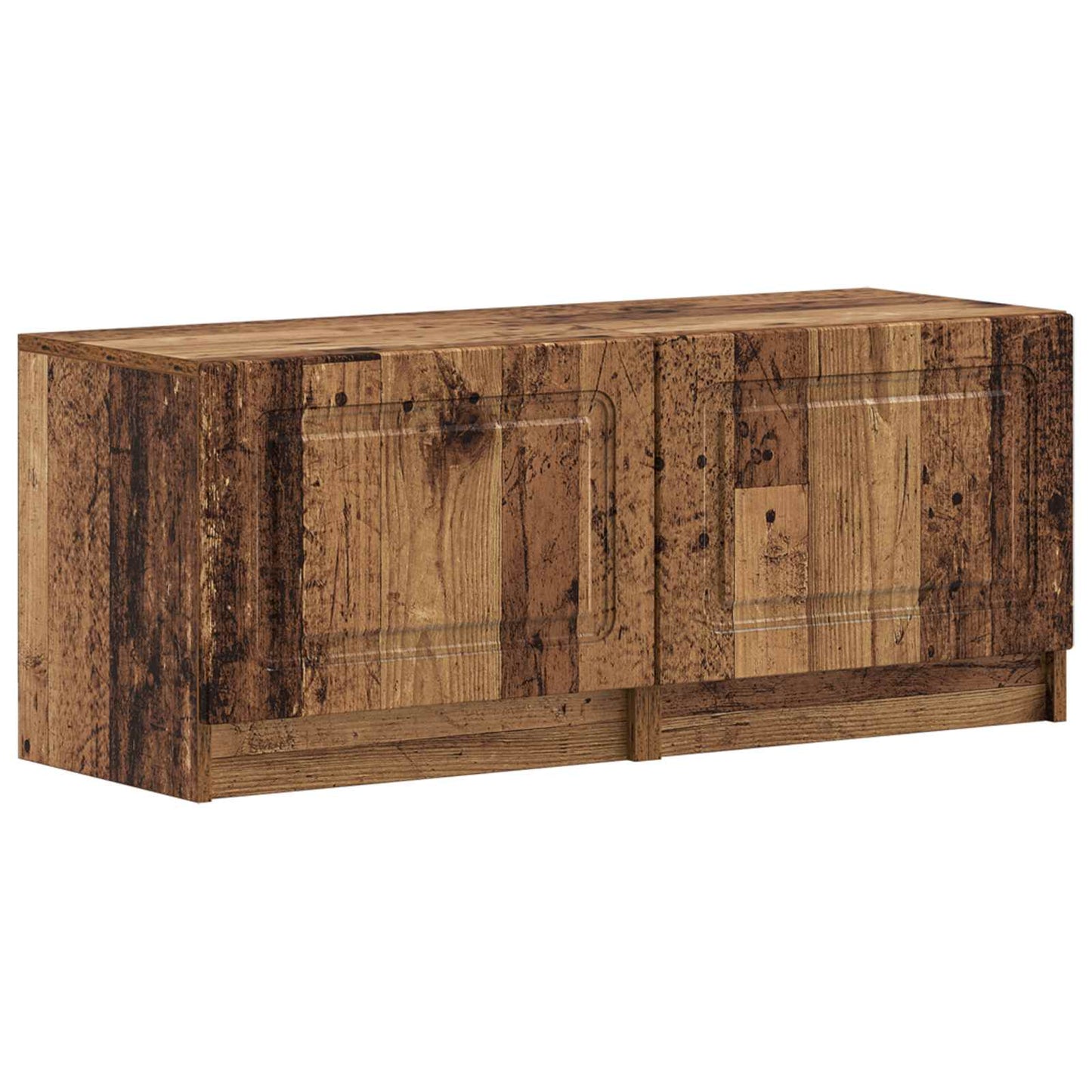 vidaXL 5 Piece LED TV Cabinet Old Wood Engineered Wood