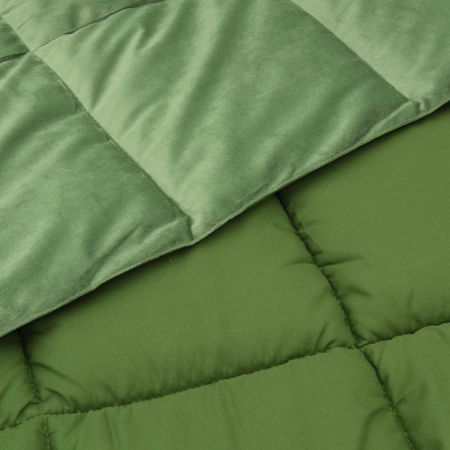 vidaXL Full Year Duvet Quilted Green 200 x 220 cm Microfiber