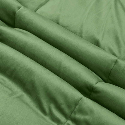 vidaXL Full Year Duvet Quilted Green 200 x 220 cm Microfiber