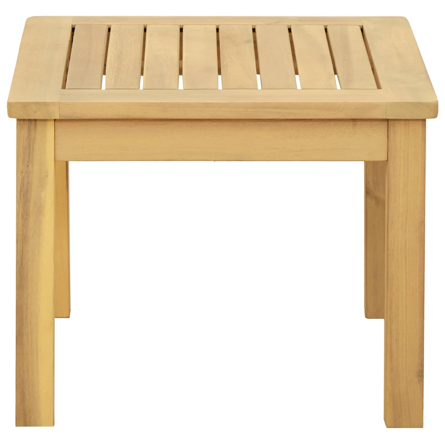 vidaXL Coffee Table Light Acacia 45 x 45 x 36 cm Solid Acacia Wood