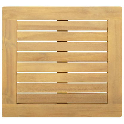 vidaXL Coffee Table Light Acacia 45 x 45 x 36 cm Solid Acacia Wood
