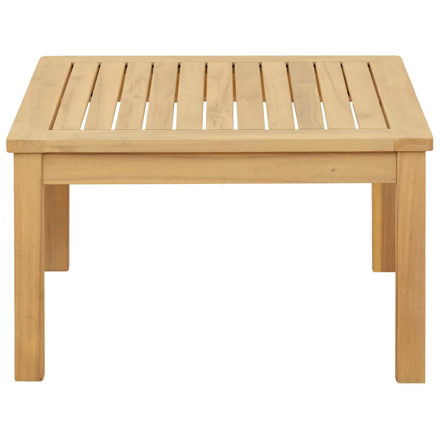 vidaXL Coffee Table Light Acacia 60 x 60 x 36 cm Solid Acacia Wood