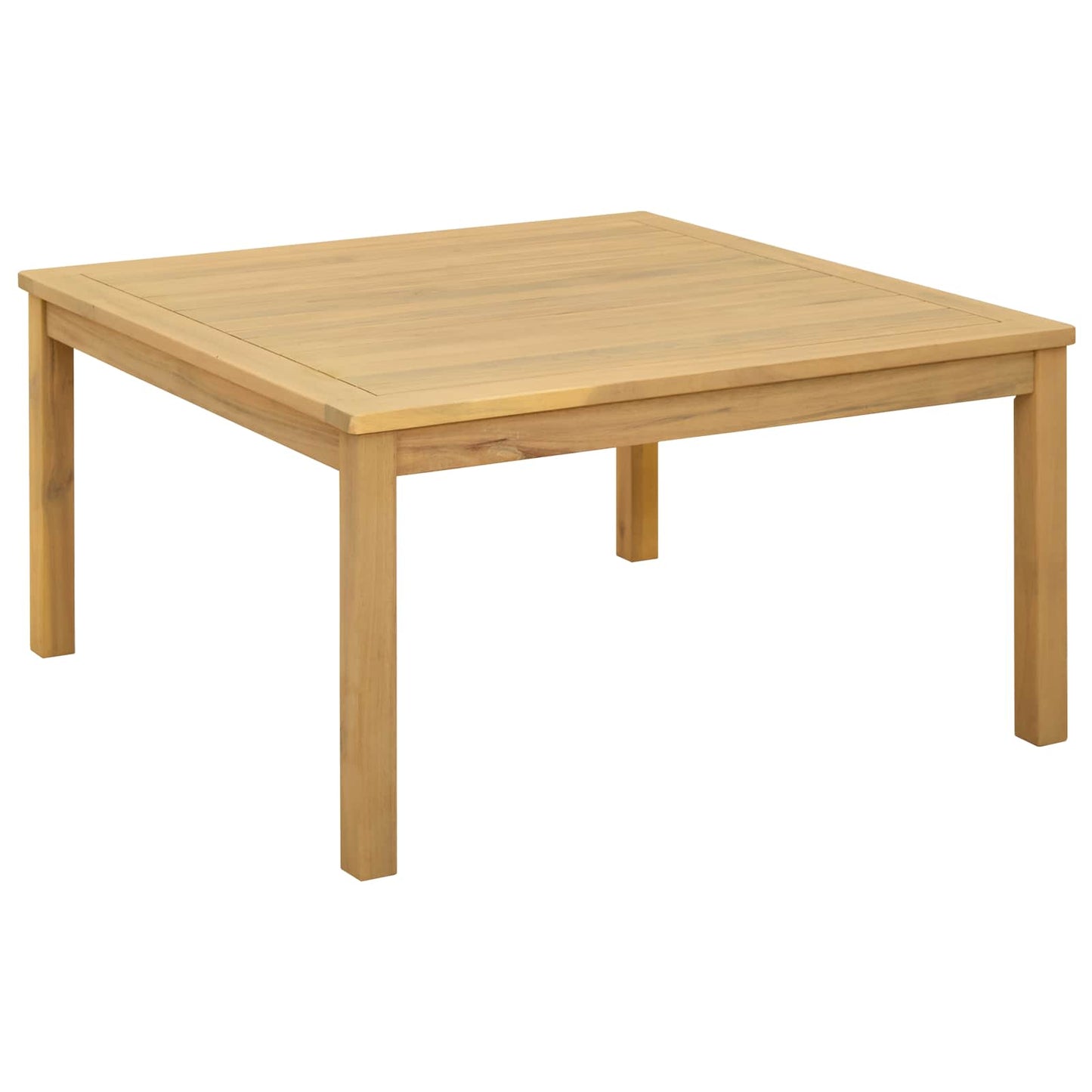 vidaXL Coffee Table Light Acacia 85 x 85 x 45 cm Solid Acacia Wood