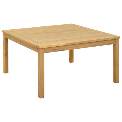 vidaXL Coffee Table Light Acacia 85 x 85 x 45 cm Solid Acacia Wood