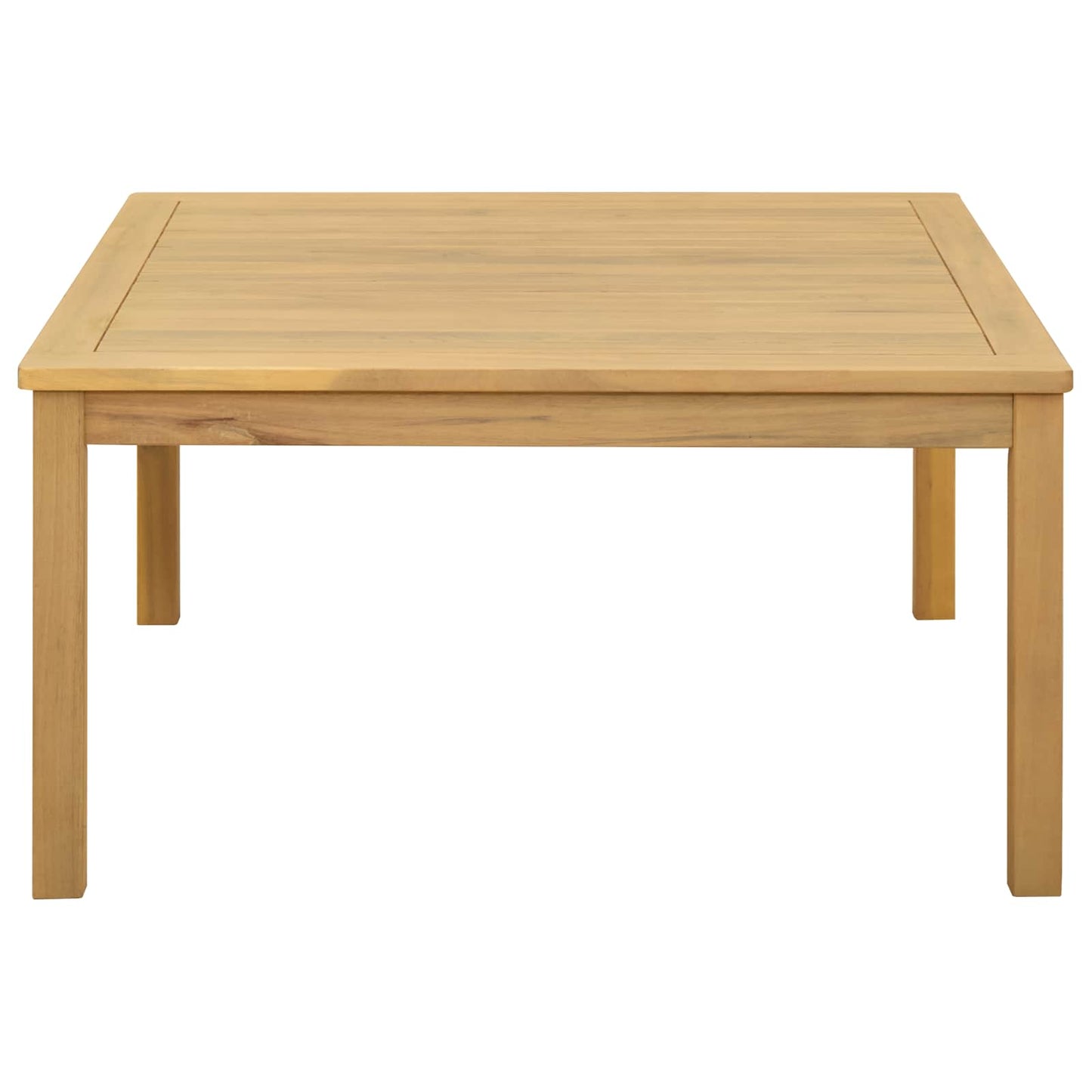 vidaXL Coffee Table Light Acacia 85 x 85 x 45 cm Solid Acacia Wood