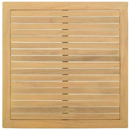 vidaXL Coffee Table Light Acacia 85 x 85 x 45 cm Solid Acacia Wood
