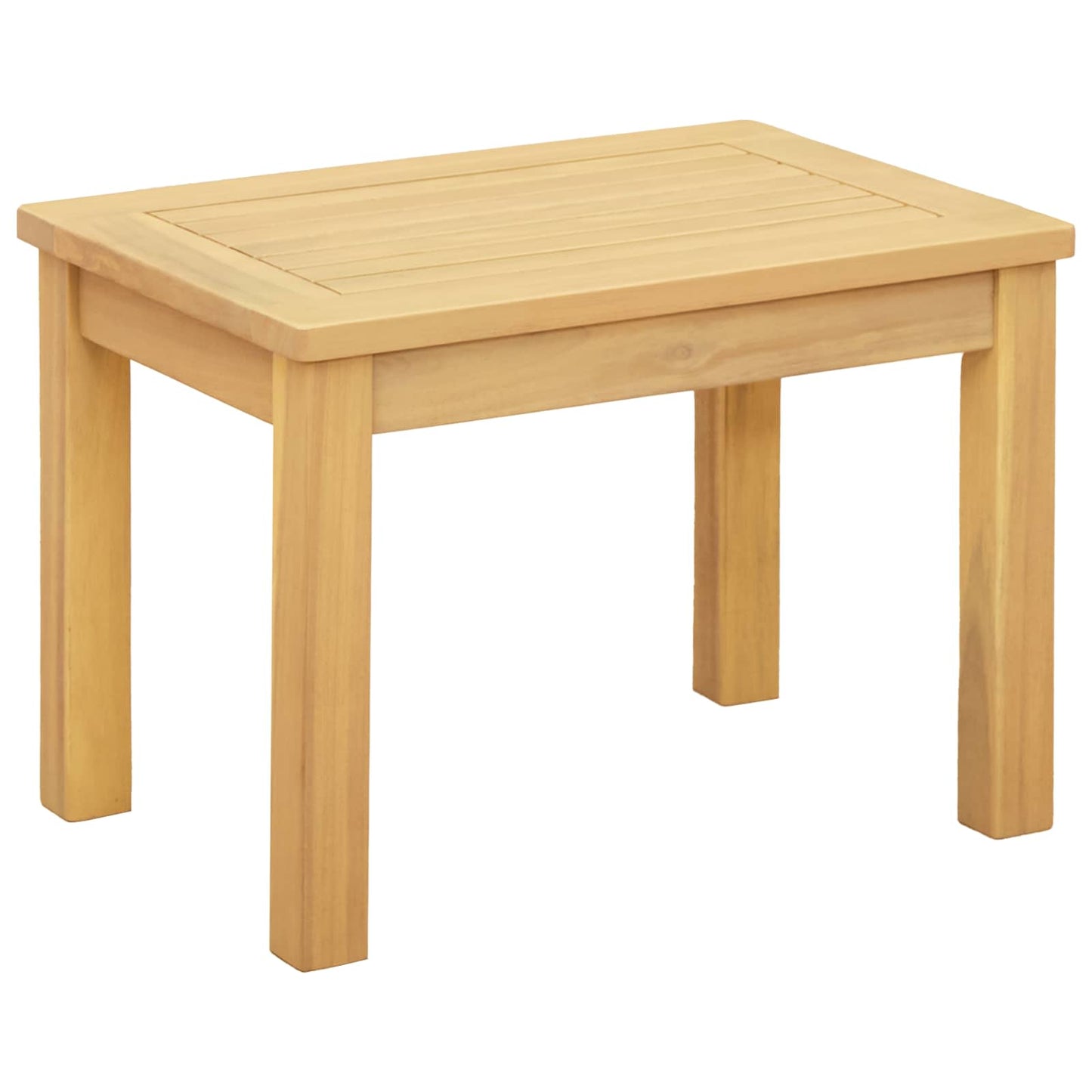 vidaXL Coffee Table Light Acacia 50 x 35 x 36 cm Solid Acacia Wood
